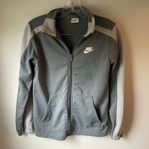 Nike Grey Youth Zip Up Jacket Large